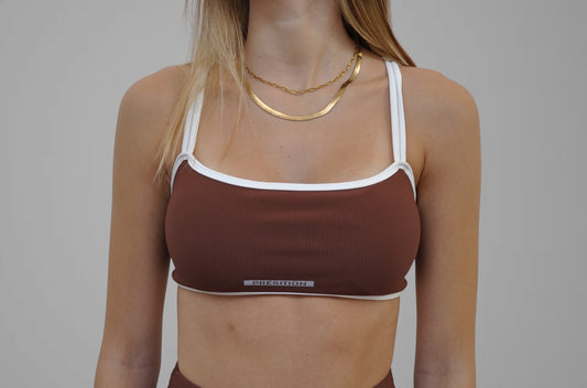 SCULPT TOP BROWN