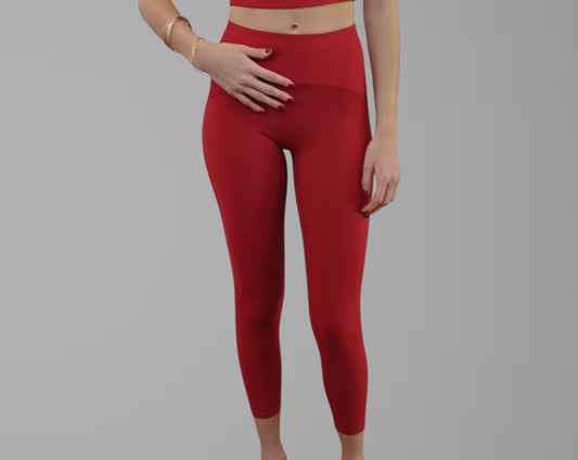 SCULPT LEGGINGS BURGUNDY