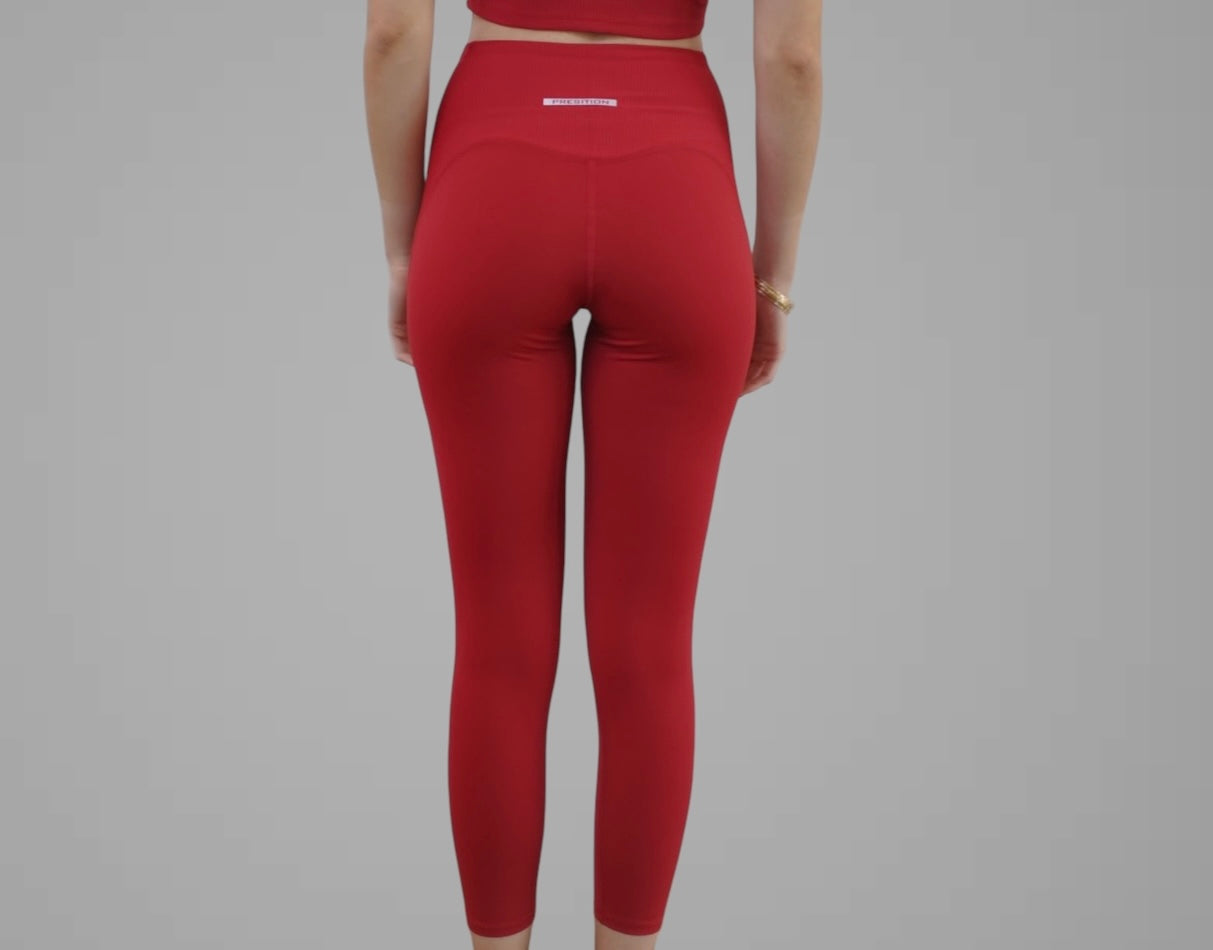 SCULPT LEGGINGS BURGUNDY